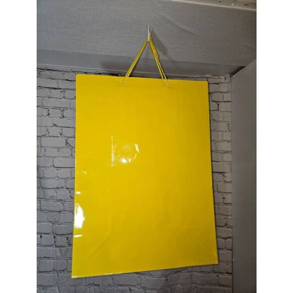 Any 20/$12 Jumbo Solid Yellow Party Gift Bag - Picture 1 of 2